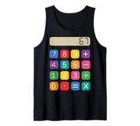 Number Day Maths Calculator Costume for Kids School Outfit Camiseta sin Mangas