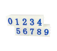 Number Journal Stamps - Number 0-9 Diary Planner Craft Stencil Template