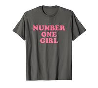 Number One Girl Camiseta, Hombre, Asfalto, 3XL