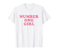 Number One Girl Camiseta, Hombre, Blanco, 3XL