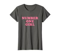 Number One Girl Camiseta, Mujer, Asfalto, 3XL