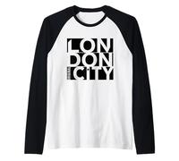 Number One London City Fashion tee Shirts, London Outfit Camiseta Manga Raglan