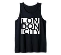 Number One London City Fashion tee Shirts, London Outfit Camiseta sin Mangas