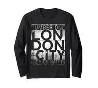 Number One London City Fashion tee Shirts, London Outfit Manga Larga
