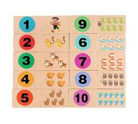Number Puzzles For Toddler 1-3 - Portable Educational Wood Number Toys | Interactive Kindergarten Learning Games For Preschool And Classroom Activities, Juegos De Aprendizaje De Jardín De Infantes Int