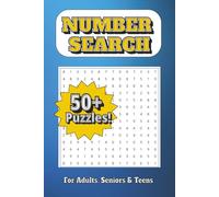 Number Search: Easy to Read Print, 6 x 9 inches, 110 Pages | 50+ Puzzles… Gift for Vacations, Holidays, or anytime!
