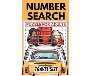 Number Search Puzzle for Adults Travel Size: 80 Challenging Puzzles Featuring 2000 Unique Six-Digit Numbers to Find for Hours of Brain-Boosting Fun.