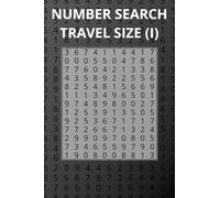 Number Search Travel Size (I): 4X6 inches, 110 pages | 54 Puzzles | Great for a gift.