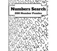Number Searches: A Fun and Relaxing Number Puzzle Book for Adults and Seniors