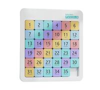 Number Slide Puzzle - 6 x 6 educational Magnetic Board, Brain Teaser Logic Game for Travel, Smooth Sliding Blocks Cognitive Training, Portable Puzzle Toy | for Kids Adults Party
