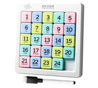 Number Slide Puzzle,Juego Educativo Temprano - Puzzle Magnético Deslizante 6x6 para Entrenar Mente, Lógica, Aula, Kindergarten, Preescolar y Aprendizaje Infantil