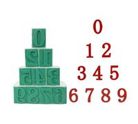 Number Stamps - 0-9 Planner Craft Set, Journal Stamp Kit