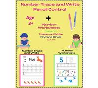 Number Trace and Write for pencil control: Easy tracing practice for pencil control