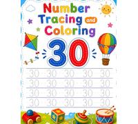 Number Tracing 1-50 and Coloring Book: Fun Preschool Workbook for Kids Ages 3-5 | Learn Numbers 1-50 with Tracing, Coloring, and Counting Activities