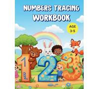 Number Tracing Fun for Kids Ages 3-5: Numbers 0-60 | Tracing, Counting & Coloring for Preschool and Kindergarten