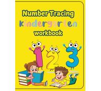 Number Tracing: kindergarten workbook