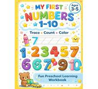 Number Tracing Workbook 1-10 for Kids Ages 3-5: Preschool Math Activity Book to Trace, Count and Color | Learn Numbers for Toddlers & Kindergarten ... Learning Workbook with Tracing Practice