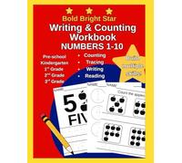 Number Tracing Workbook, Counting Activity book for kids, Learn Numbers 1-10, Preschool - 3rd Grade, Ages 3 -10: Writing & Counting