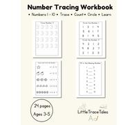 Number Tracing Workbook: • Numbers 1-10 • Trace • Count • Circle • Learn