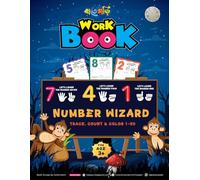 Number Wizard Workbook for Kids Ages 3+ Trace Numbers and Learn Math with Pen Control, Line Tracing, Counting