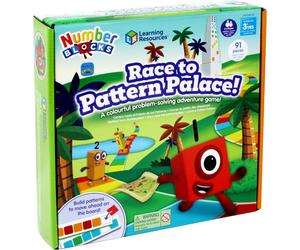 Numberblocks Carrera Hacia El Palacio De Patrones Juego De Mesa Para Niños