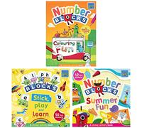 Numberblocks Colouring Fun & Sticker Activity Book Collection 3 Books Set (Numberblocks Colouring Fun, Alphablocks Stick, Play and Learn: A Sticker Activity Book & Numberblocks Summer Fun)