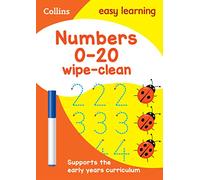 Numbers 0-20 Age 3-5 Wipe Clean Activity Book: The ideal home learning resource packed with number writing and early childhood educational activities (Collins Easy Learning Preschool)