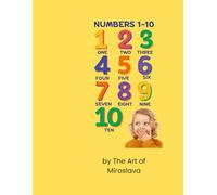 Numbers 1-10 Coloring Book for Kids Ages 3-6
