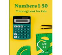 Numbers 1-50: Coloring book for kids