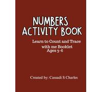 Numbers Activity Learn to Count and Trace with me Booklet Ages 3 - 6 (Pre-K Prep)
