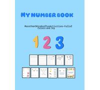 Numbers book: Fun English Numbers Workbook for Kids age 4-10Engaging Activities & Practice (8,5*11in) with 50 pages of practice Counting and writing practice 1-20