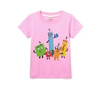 Numbers - Camiseta unisex de algodón para niñas y niños, para el día de las matemáticas, para niños de 3 a 13 años, rosa, 3-4 años