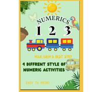 Numbers Coloring Book for Kids 1-10: Fun Number Coloring Pages for Toddlers and Preschoolers | Learn Counting, Number Recognition, and Early Math Skills for Ages 3-8