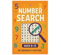 NUMBERS SEARCH PUZZLE BOOK FOR AGES 8-12