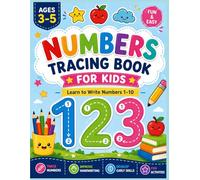 numbers tracing book for kids ages 3-5 learn to write Numbers 1-10 with fun activities