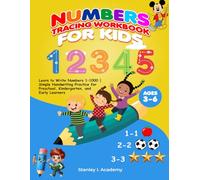 Numbers Tracing Workbook for Kids: Learn to Write Numbers 1-1000 | Simple Handwriting Practice for Preschool, Kindergarten, and Early Learners