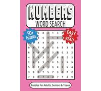 Numbers Word Searche Puzzles: Number Word Searches with Easy to Read Print featuring 3 to 5 Digit Number Combinations | 6x9 inches, 110 pages | 50+ ... … Gift for Vacations, Holidays and Free Times