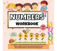 Numbers Workbook Age 3-6: Fun Numbers Tracing Workbook for Kids | Learn to Count, Trace 1-20, Dot to Dot, Before, After & Middle Count & Color, Number ... & Kindergarten (Super Smart Kid Zone)
