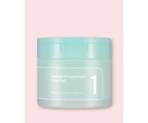 Numbuzin Discos tonificantes con extracto de centella No.1 Centella Re-Leaf Green Toner Pad - 190 ml / 70 ud