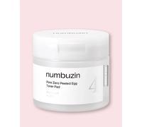 Numbuzin Discos tonificantes y exfoliantes para el rostro No.4 Pore Zero Peeled Egg Toner Pad - 190 ml / 70 ud