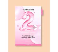Numbuzin Mascarilla Facial de Tejido de Colágeno con Polinucleótidos No.2 Rose PDRN Collagen Plumping Sheet Mask - 33 ml * 5 ud