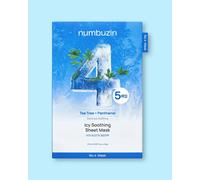Numbuzin Mascarilla facial refrescante y calmante No.4 Icy Soothing Sheet Mask - 27 g * 5 ud