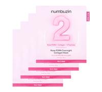 numbuzin - No.2 Rose PDRN Overnight Collagen Mask - 4ea