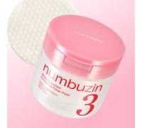 Numbuzin Discos faciales con bifidobacterias y bakuchiol No.3 Bifida Bakuchiol Exfoliating Toner Pads - 190 ml / 70 ud