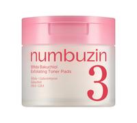 numbuzin - No.3 Bifida Bakuchiol Exfoliating Toner Pads (New Verison of No.4 Pore Zero Peeled Egg Toner Pad)