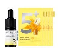 numbuzin - No.5+ Glutathione Vitamin Concentrated Serum - 10ml (1ea) & Mask 5pcs Set