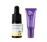 numbuzin - No.5+ Glutathione Vitamin Concentrated Serum - 10ml (1ea) & No.9 NAD+ Retinol Volumetox Eye Cream - 5ml (1ea) Set