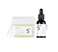numbuzin - No.5+ Glutathione Vitamin Concentrated Serum - 30ml (1ea) X Toner Pad - 180ml/70pads (1ea) Set