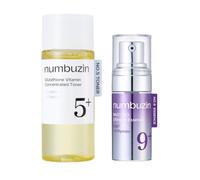 numbuzin - No.5+ Glutathione Vitamin Concentrated Toner - 30ml (1ea) & No.9 NAD+ BIO Lifting-sil Essence - 10ml (1ea) Set