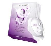 numbuzin No.9 Sheet Mask | NAD+ BIO Full Face Mask | Improves Jawline, Jowls, Wrinkles, Neck Lines | Peptides, NAD+, Collagen | Skin Firmness | 4 Sheets + Band